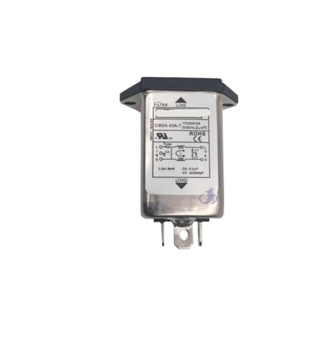Filtro potente CW2A 3A de un solo fusible e interruptor monofásico 220V AC T