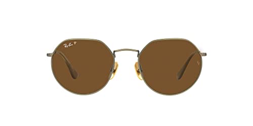 Image of Ray-Ban Junior Kids'RB8165 Jack Titanium Round Sunglasses