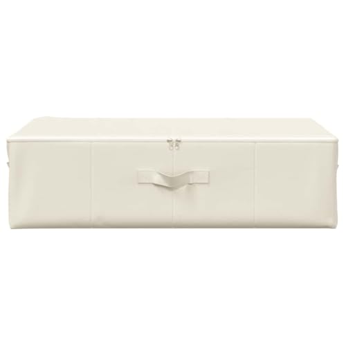 Boîte de rangement tissu crème haut de gamme pour dressing - 5