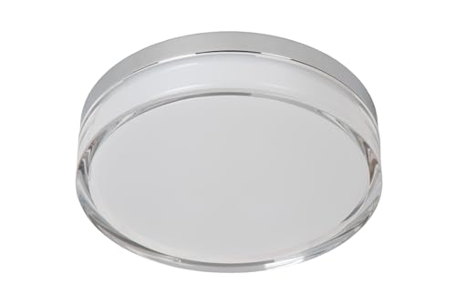 LUCIDE PLANO - Deckenleuchte Badezimmer - Ø 23 cm - LED Dim. - CCT - 1x11W 2700K/4000K - IP44 - Opal