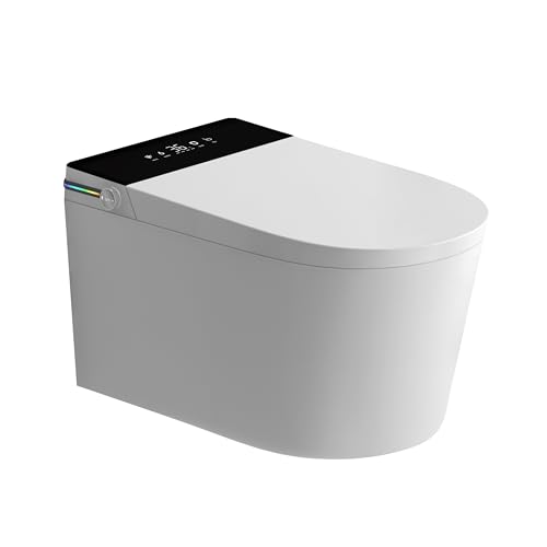 MEJE #MZE-G830E - Toilette intelligente da parete, WC intelligente allungato con bidet integrato,...