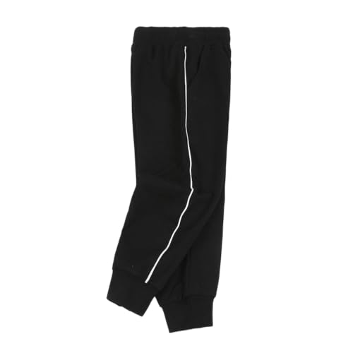 Boys Athletic Pants Casual Side Stripe Elastic Waist Cotton Sweatpants - image 5