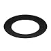 Maxxima 12 Pack 4 in. Goof Rings for Recessed Lights, Can or Canless Lighting Round Downlight Trim Ring, Outer Diameter 6.7” Inner Diameter 4.25”, Durable Plastic Design, Black Extended Trim