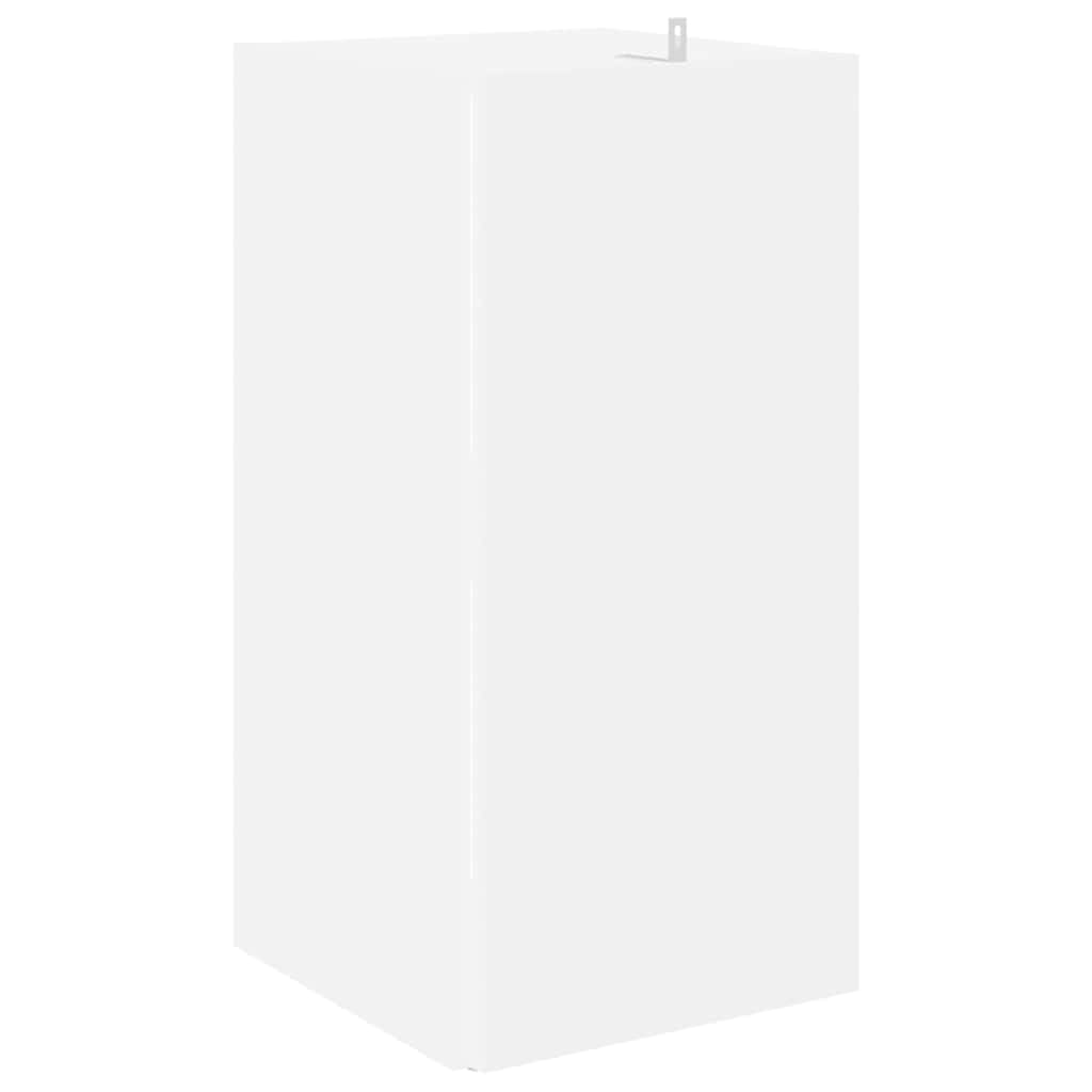Armadio angolare in legno compensato, bianco, 33 x 33 x 67 cm