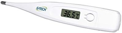 G-Tech Termômetro Digital Clínico Branco. 1 LR41 x 1,5V baterias necessárias (inclusas)
