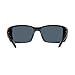 Costa Del Mar Sunglasses for Men - Blackfin Mens Polarized Sunglasses - Fishing, Boating & Beach UV Protection - Size 62 - Matte Black/Gray 580P