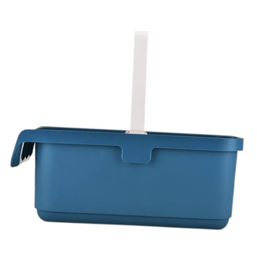 FOMIYES Large Rectangular Mop Bucket Heavy Duty Cleaning Pail with Handle Portable Water Pail for Floor Cleaning