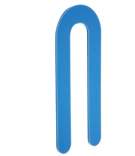 CRL Blue 1/16" x 3-1/2" Plastic Horseshoe Shims - 100 Pack by C.R. Laurence