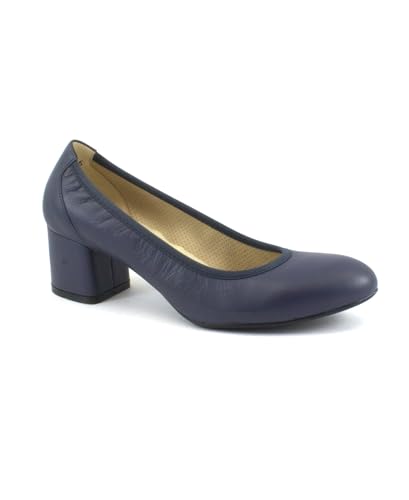 Chaussures pour femmes Melluso D100D en cuir avec talon stable
