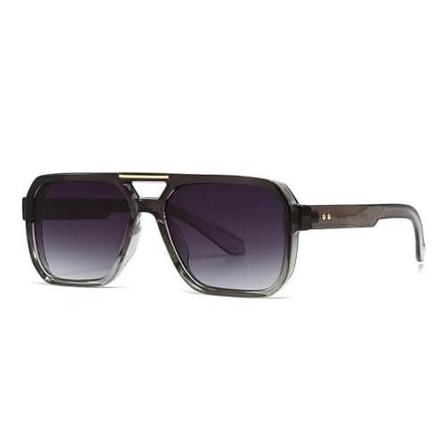 Lunettes de soleil grises anti-éblouissement avec monture charme moderne confortable