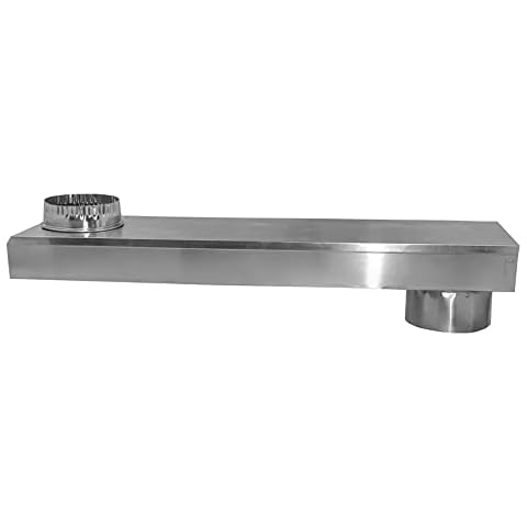 BUILDER'S BEST, 110172 0-18" OD Aluminum Zero Periscope Adjustable Dryer Vent Duct Cover