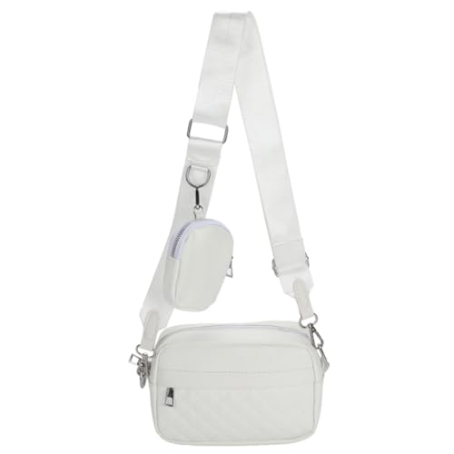 2024 NEW Crossbody Bag Solid Color Fashion Shoulder Bag Large Capacity Versatile Bag with Small Purse for Girl