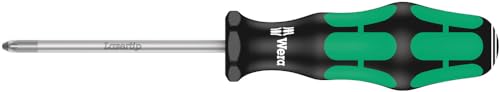 Image of WERA 05009310001 355 PZ Screwdriver for Pozidriv Screws, PZ 1 x 80 mm