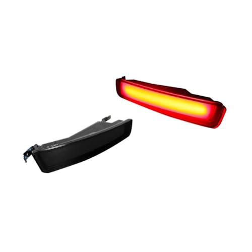 Hylorvin Smoke Lens Red Rear Side Marker Signal Lights Bulbs 2006-2010 for VW for Beetle 2.5 2006-2008 & GLS 2006-2010 & Cabrio 2007-2008 & Sport GLX 2007-2010 & Base/Comfortline 2009-2010 12 V