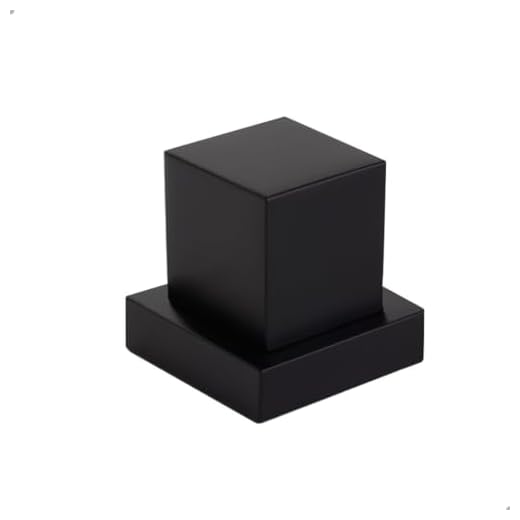 Acabamento Quadrado Preto Registro Volante Metal Padrã Deca