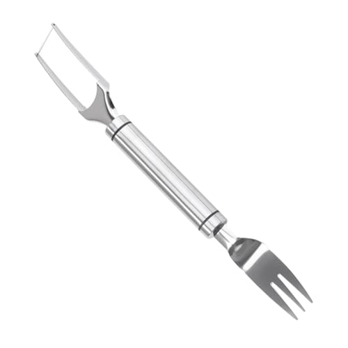 SOIMISS Affettatrice Anguria con Forchetta Strumento Professionale per Tagliare Anguria e Melone Facilmente per Insalate Frutta Estive