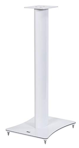 ELAC LS 50 Hochglanz Weiß - Lautsprecherständer, Weiß, Acrylnitril-Butadien-Styrol (ABS), Glas