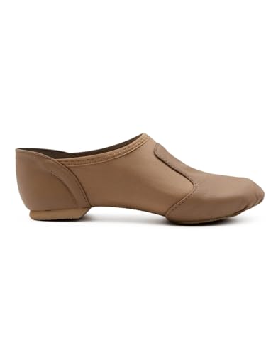 Chaussure de jazz Gant Capezio pour femme en cuir souple noir