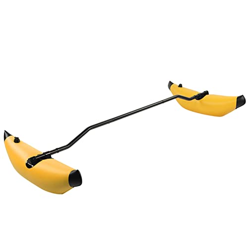 Topyond Kit de Estabilizador de Kayak Inflable, Accesorio de Equilibrio Flotante de PVC para Canoa, Kayak, Pesca y Remo, (Yellow)