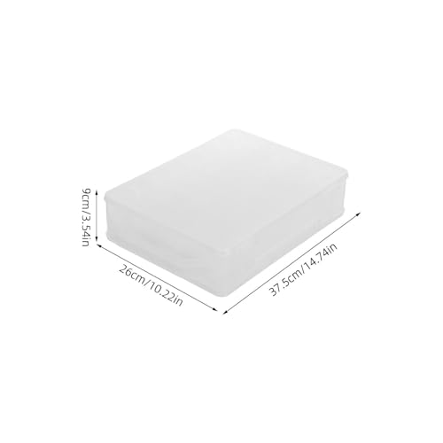 Boîte de rangement plastique transparente grande capacité 46 compartiments PP