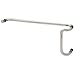 C.R. LAURENCE CD12X28PS CRL Polished Stainless 12" x 28" Back-to-Back Offset Combination Push and Pu