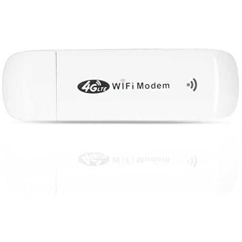 WiFi Modem Dongle, 4G LTE TDD FDD GSM Car Wifi Mini Wireless Router with SIM Card Slot 4G Dongle Equipped With USB Interface Provide for Car or Bus Cover