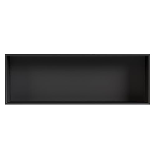 Niche de douche design noir mat pour votre confort | Prenez soin de vous dans un espace épuré