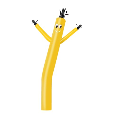 MOUNTO 8ft Inflatable Dancer Tube Man Replacement, (Blower Not Included), (Yellow)