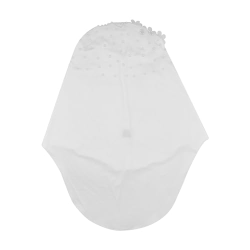 RARITYUS Women Bling Rhinestone Pearl Instant Scarf Muslim Hijab Fashion Shawl Head Wrap Turban Cap with Flower Accent4