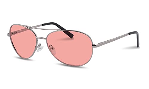 TheraSpecs (Bundle) Pilot Blue Light Glasses for Migraine Light Sensitivity, Silver, 57-17-138 - Image 4