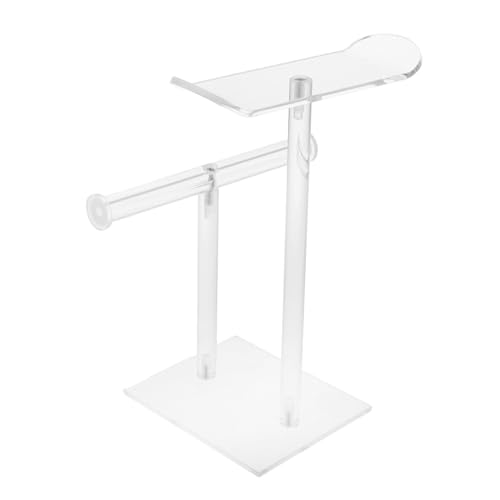 Organiseur vertical pour serre-tête avec double niveau en acrylique