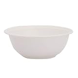 ECOWARE: 100% Biodegradable, Compostable, Ecofriendly, Disposable 240 ml Round Bowl/Container (Pack of 50)