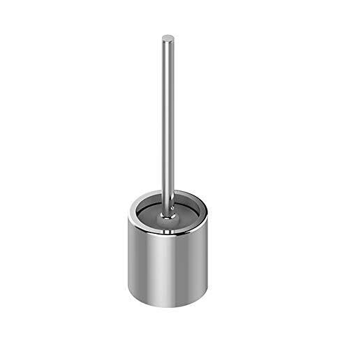 Stainless Steel Toilet Brush Holder Set - Elegant Floor-Standing Bathroom Brush with Brushed Finish, Rust-Resistant, Easy to Clean, Stylish Bathroom Accessory