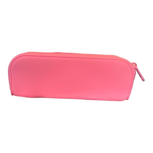 Image of pencil pouch pencil case silicone pencil case (Pencil case Blank-Pink)