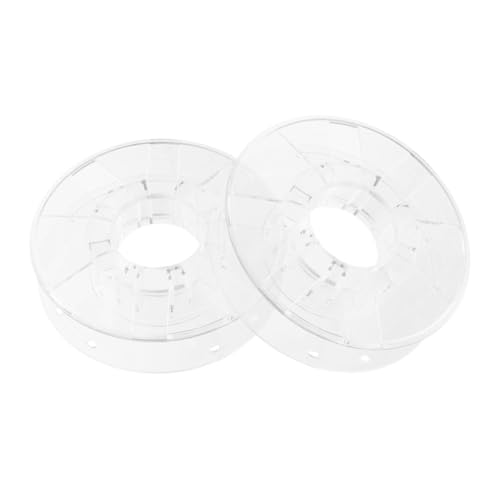 Alipis 2pcs Plastic Spool Storage Reels for 3D Printing Filament and Extension Cords, Compact and Portable Organizer for