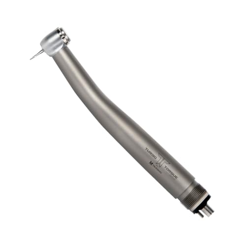 Medidenta Turbo Torque 1000 Airturbine High Speed Dental Handpiece - 400,000 RPM, 4-Port Water Spray, Push Button Chuck, Japanese Engineering