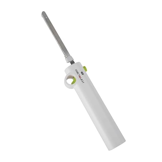 ONE TOUCH KC 157 - Coltello elettrico senza fili – Libertà totale – leggero, maneggevole, potente, per tagli precisi senza sforzo – perfetto per anziani o con problemi di presa