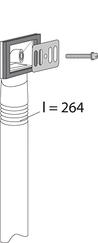 Valentin - Kit trop Plein rectangulaire pour évier - VAL62000