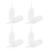 HAPINARY 10 Stück Öl Quetschflaschen aus Kunststoff 120 Ml Transparent Ölbeständig Stoßfest für Nähmaschinen Instandhaltung Handwerk