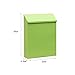 MagiDeal Wall Mounted Mailbox,Wall Hanging Mail Box,with Key Rainproof Letter Box,Drop Box,with Lock Newspaper Holder Box,for Outdoor, Green, 22cmx6.5cmx29cm