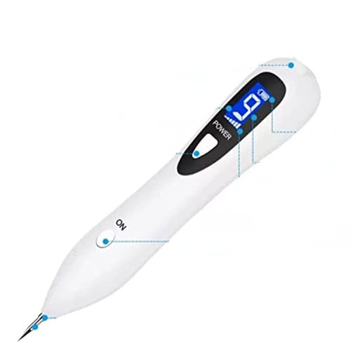 Image of Mole Remover Pen | Warts Remover Machine with LCD Display | Painless Beauty Tool for Spot, Blemish & Freckle Removal | Portable Skin Care Equipment (Multicolor)