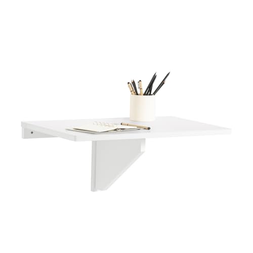 SoBuy Table Murale Pliante, Table de Cuisine Extensible, Bureau Compact, Design Gain de Place,...