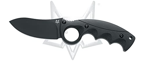 Fox Alaskan Hunter Fixed Blade FX-620 B Knife BECUT Stainless and Black G10