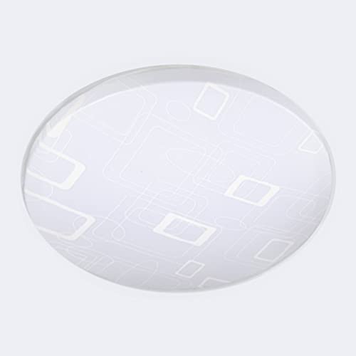 PLAFÓN LED CON PATRÓN DE CELOSÍA,30W + 30W REGULABLE EN TRES COLORES, LUZ BLANCA,LUZ CÁLIDA Y LUZ AMARILLA, (Ø390MM)