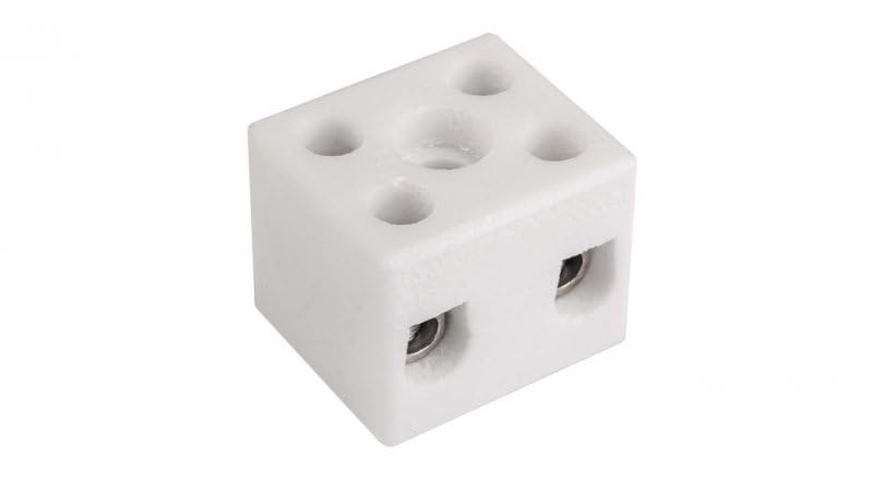 SIMET Morsettiera porcellana CPO-10A-2P BIANCO marca