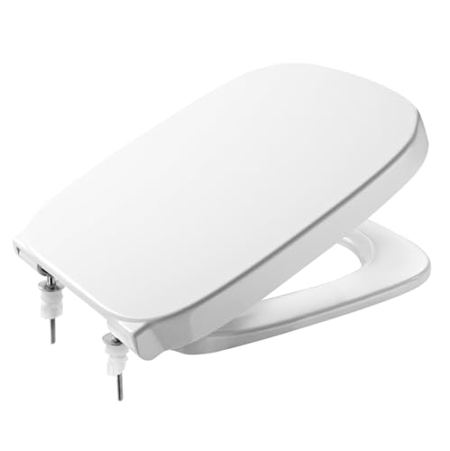 Roca A8019D2004 Collection Debba Siège et couvercle à descente ralentie Blanc
