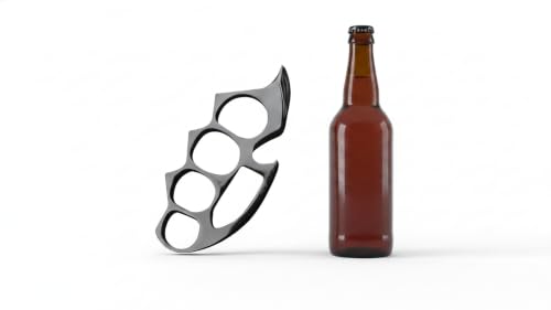 Image of Stainless Steel Bottle Opener - Compact Beer Opener for Men | Rust-Resistant, Easy to Use, Home, Bar, Kitchen & Travel Camping Tools, Cool Gadgets for Daily Life