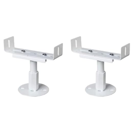 Juego de 2 patas de aluminio ajustables para radiador, 8 a 13 cm de altura, diseño elegante, resistente al empañamiento de la consola, fácil instalación para radiadores de hierro fundido, color blanco