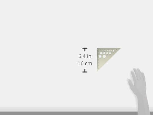 Ludwig Precision 6" 45-90-Degree Aluminum Drafting Triangle, 83106 #TOP6