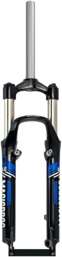 CUCKQUIC Mountainbike-Federgabel 26 Zoll MTB-Gabel 100 mm Federweg Scheibenbremse V-Bremse Federgabel 1 1/8 Zoll gerades Standrohr 28,6 mm Schnellspanner 9 mm manuelles Schloss B
